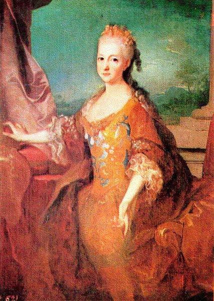 Jean Ranc Portrait of Louise elisabeth d'Orleans oil painting image